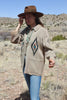 Rare Vintage 1940s Hand Woven Wool Chimayo Jacket
