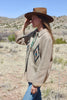 Rare Vintage 1940s Hand Woven Wool Chimayo Jacket