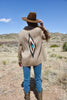 Rare Vintage 1940s Hand Woven Wool Chimayo Jacket
