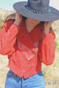 1980s Cherry Red Suede Leather Jacket medium
