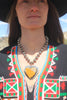 Hand Carved Bumblebee Jasper with Tibetan Silver  Necklace