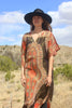 RESERVED “The Luxe Dashiki” RARE 1970s Gauzy Metallic Thread Dashiki Caftan