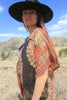 RESERVED “The Luxe Dashiki” RARE 1970s Gauzy Metallic Thread Dashiki Caftan