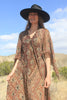 RARE Color Way The Holy Grail 1970s Vintage Adini Sultana Gauzy Indian Maxi Dress