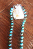 Tibetan Silver, Turquoise and Hand Carved Bone Buffalo Necklace