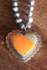 Hand Carved Bumblebee Jasper with Tibetan Silver  Necklace