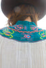 RARE vintage 1960s/1970s Hand Embroidered Gonzalo Bauer Gauzy Cotton Blouse