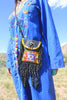 Vintage Native American Hand beaded Fringe Bag