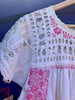 Rare Vintage Hand Embroidered Oaxacan Dress