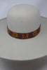 “M” Pure Beaver Lone Hawk WIDE Brim with Antique Native American Hand Beaded Bamd