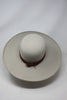 “M” Pure Beaver Lone Hawk WIDE Brim with Antique Native American Hand Beaded Bamd