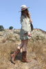 RARE and Iconic 1970s “ Char” Hand Painted Handmade Poncho