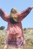 1970s Gauzy Blockprint Kaiser Bohemian Dresss
