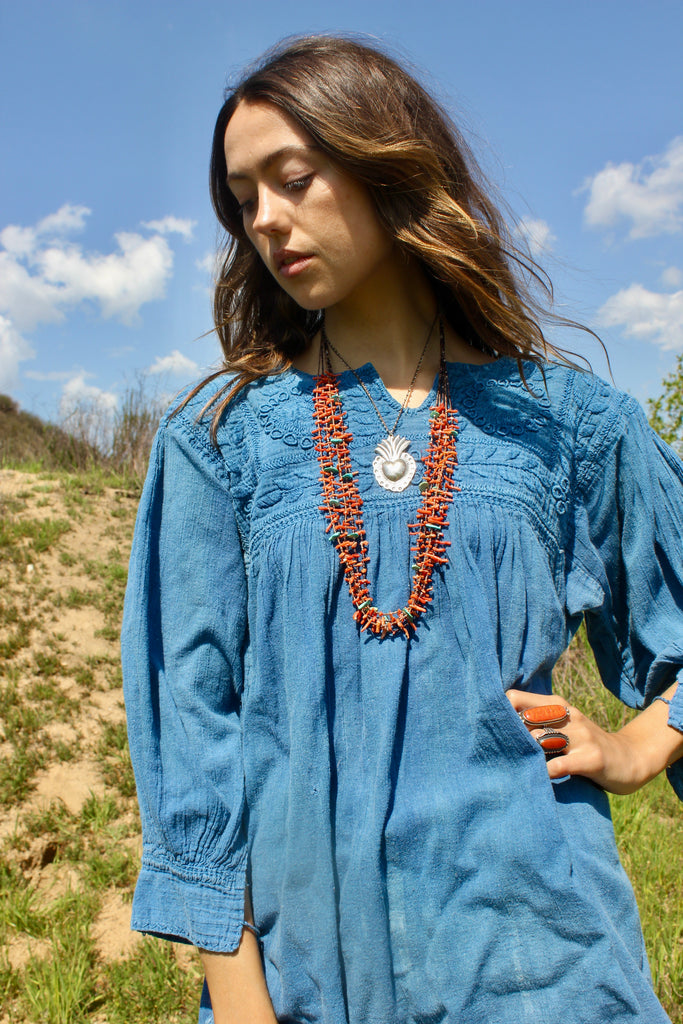 Super Yummy Vintage Hand Embroidered Mexican Blouse