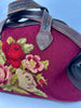 Honeywood Original Handmade Overnighter Needlepoint Deerskin Bag