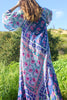 RARE and MAGICAL Vintage 1970s Adini Gauzy Indian Dress