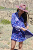 "Oh Calcutta" 1970s Gauzy Indian Mini-Dress with Metallic Thread