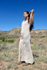 Classic and Romantic Vintage Mexican Crochet Maxi Dress