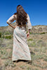 Classic and Romantic Vintage Mexican Crochet Maxi Dress