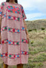 Vintage Dusty Rose Handwoven Oaxacan Huipil