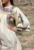 Vintage Romantic Hand Embroidered Oaxacan Long Sleeve Dress