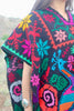 1970s "Cosmic Peacocks" Hand Woven Mexican Poncho