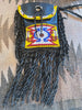 Vintage Native American Hand beaded Fringe Bag