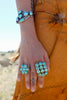 RESERVED… Large Native American Sterling and Turquoise Statement Ring
