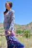 Vintage Adini 1970s Indian Gauze Dress Large