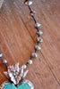 "Mi Corazon" Chrysocola Sacred Heart and Hand Tied African Beads