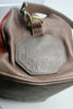 Honeywood Original One-of-KInd Cabbage Rose Needlepoint Deerskin Overnighter