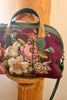 Floral Deluxe Honeywood One of A Kind Overnighter Bag Deerskin and Needlepoint