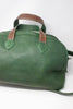 Hunter Green Deerskin "Honeywood Overnighter Bag" Handmade and One of A Kind