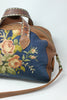 Indigo Floral Needlepoint Honeywood Overnighter Bag One 0f A Kind And Handmade.