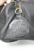 Honeywood Original Overnighter Bag RARE Gorgeous BLACK Antique Needlepoint