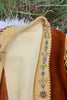 Handmade Deerskin Western Artisan Jacket Hand Drawn Flowers and Fringe