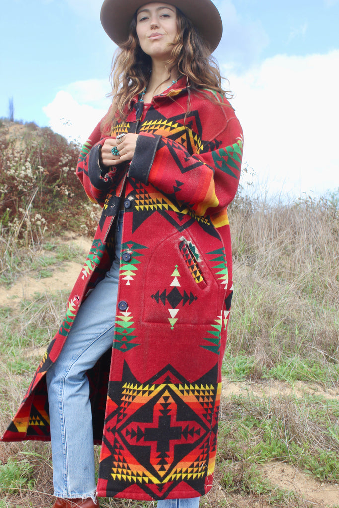 RARE Vintage Pendleton Wool Ranch Coat Fantastic Wear