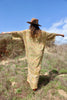 RARE Vintage Indian Block Print Kaftan 1960s/70s. Handwoven Cotton
