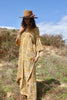RARE Vintage Indian Block Print Kaftan 1960s/70s. Handwoven Cotton