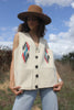 Authentic Vintage Handwoven Chimayo Vest