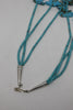 SALE Vintage Three Strand Native American Turquoise Fetish Necklace