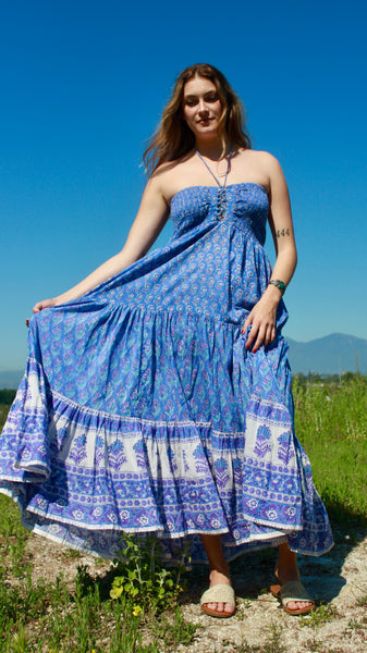 maxi dress india SALE Love my Sunshine Handmade Block Print Gauzy Indian Halter Maxi dr –  Honeywood