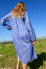SALE One of A Kind Hand Block Printed Gauzy Indian Cotton Dress by "Love My Sunshine"
