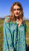 SALE Gauzy Indian Love My Sunshine Indian Hand Block Printed Maxi Dress