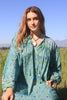 SALE Gauzy Indian Love My Sunshine Indian Hand Block Printed Maxi Dress