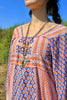 1970s Block Print Indian Cotton Caftan