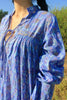 SALE One of A Kind Hand Block Printed Gauzy Indian Cotton Dress by "Love My Sunshine"