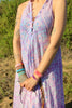 SALE Vintage Gauzy Adini Sultana Inspired Print Maxi Dress