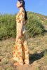 EXQUISITE 1930s Floral Chiffon BIAS CUT Maxi Dress