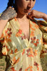 EXQUISITE 1930s Floral Chiffon BIAS CUT Maxi Dress